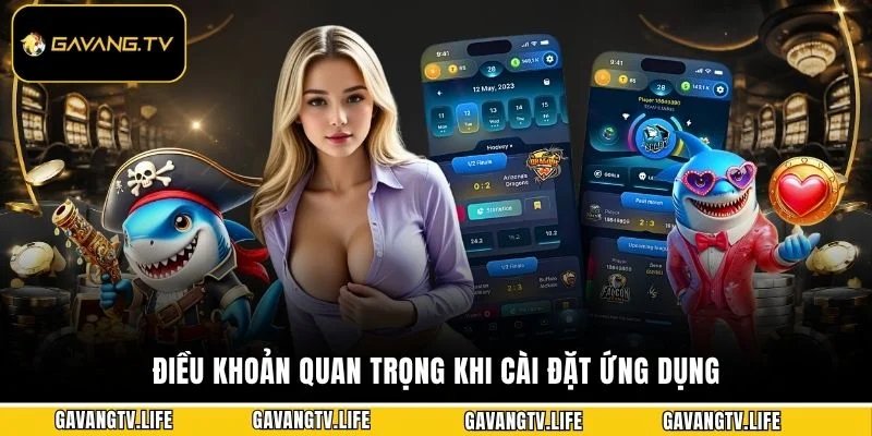 Điều khoản quan trọng khi cài đặt ứng dụng
