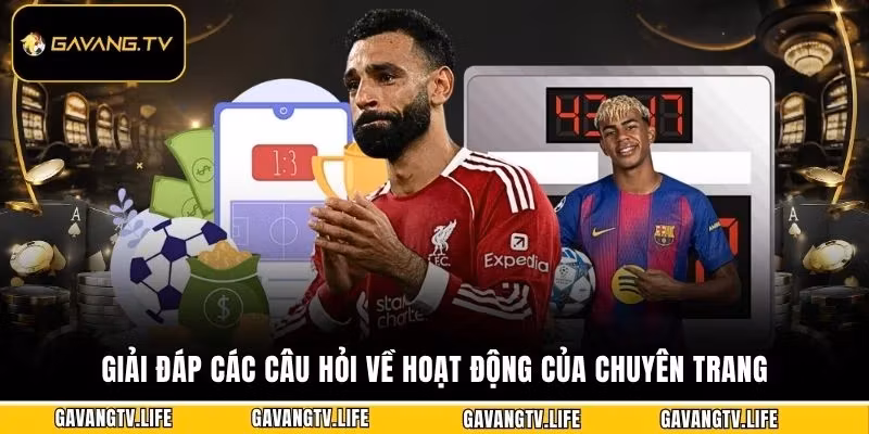 Giải đáp các câu hỏi về hoạt động của chuyên trang