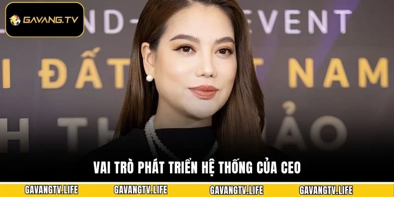 Vai trò phát triển hệ thống của CEO